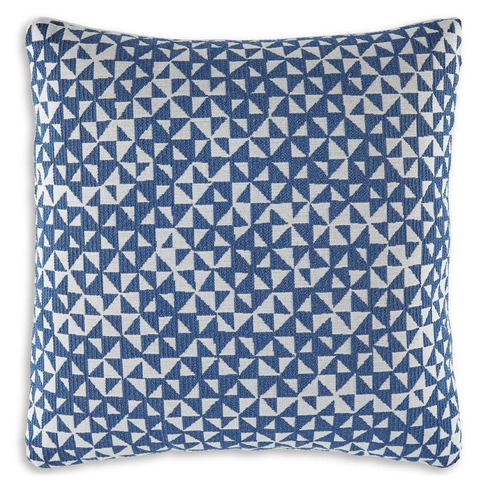 Signature Design Blue/White I/O Pillow (4/CS)