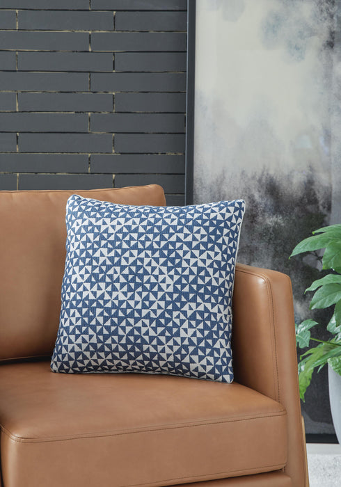 Signature Design Blue/White I/O Pillow (4/CS)