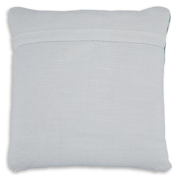 Signature Design Green/Turquoise/White I/O Pillow (4/CS)