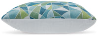 Signature Design Green/Turquoise/White I/O Pillow (4/CS)