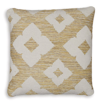 Signature Design Brown/Yellow I/O Pillow (4/CS)