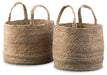 Signature Design Natural Basket Set (2/CN)