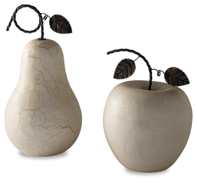Signature Design Antique White Sculpture Set (2/CN)