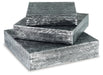 Signature Design Antique Pewter Finish Box Set (3/CN)