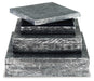 Signature Design Antique Pewter Finish Box Set (3/CN)