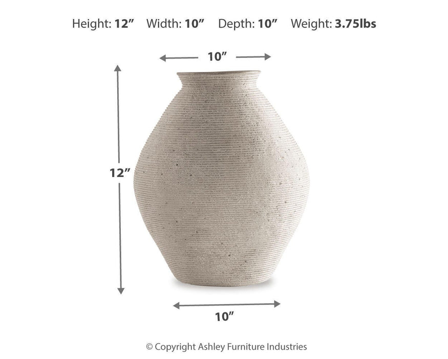 Signature Design Antique Tan Vase