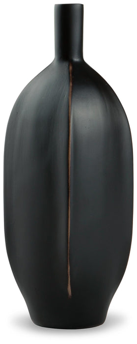 Signature Design Black Vase (3/CS)