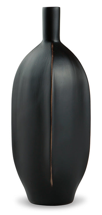 Signature Design Black Vase (3/CS)