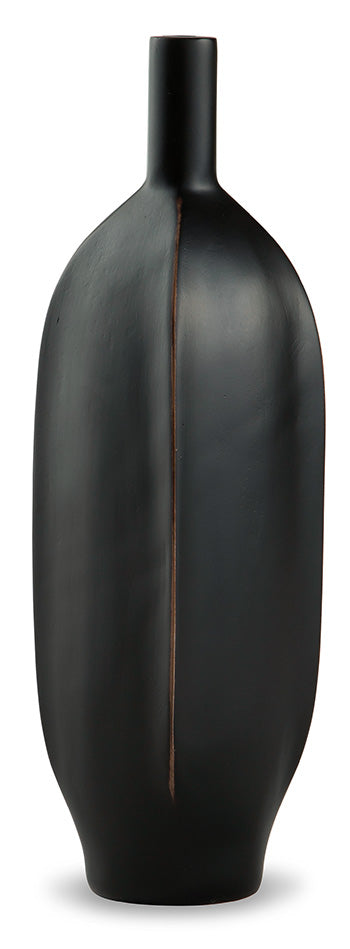 Signature Design Black Vase (3/CS)