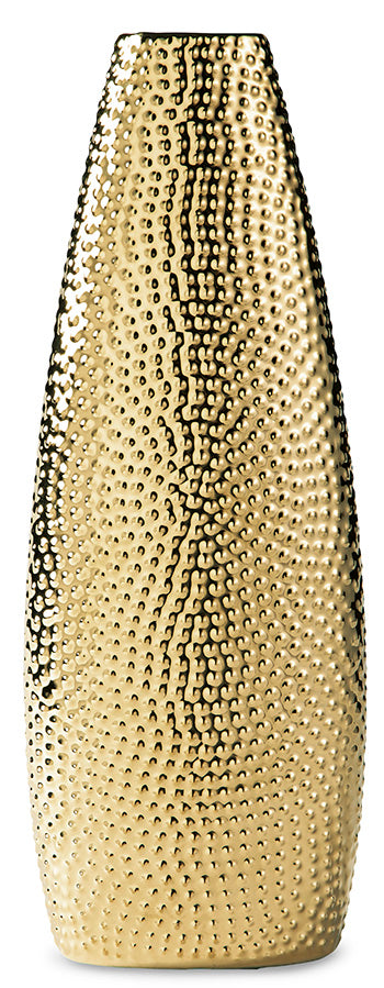 Signature Design Gold Finish Vase