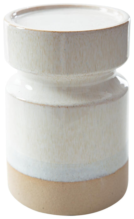 Signature Design Ivory/Brown I/O Candle Holder Set (3/CN)