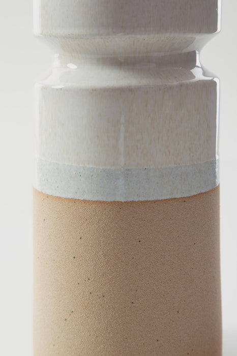 Signature Design Ivory/Brown I/O Candle Holder Set (3/CN)