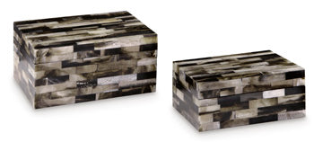 Signature Design Black/Brown/Cream Box Set (2/CN)