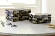 Signature Design Black/Brown/Cream Box Set (2/CN)