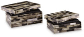 Signature Design Black/Brown/Cream Box Set (2/CN)