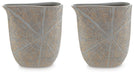 Signature Design Antique Gold Finish Vase (2/CS)