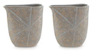 Signature Design Antique Gold Finish Vase (2/CS)