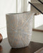 Signature Design Antique Gold Finish Vase (2/CS)