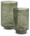 Signature Design Green Candle Holder Set (2/CN)