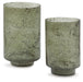 Signature Design Green Candle Holder Set (2/CN)