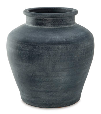 Signature Design Distressed Blue Vase