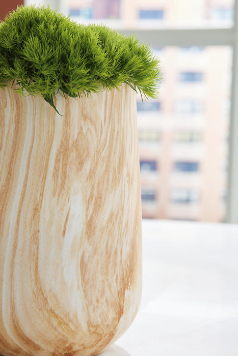 Signature Design Tan/White Vase