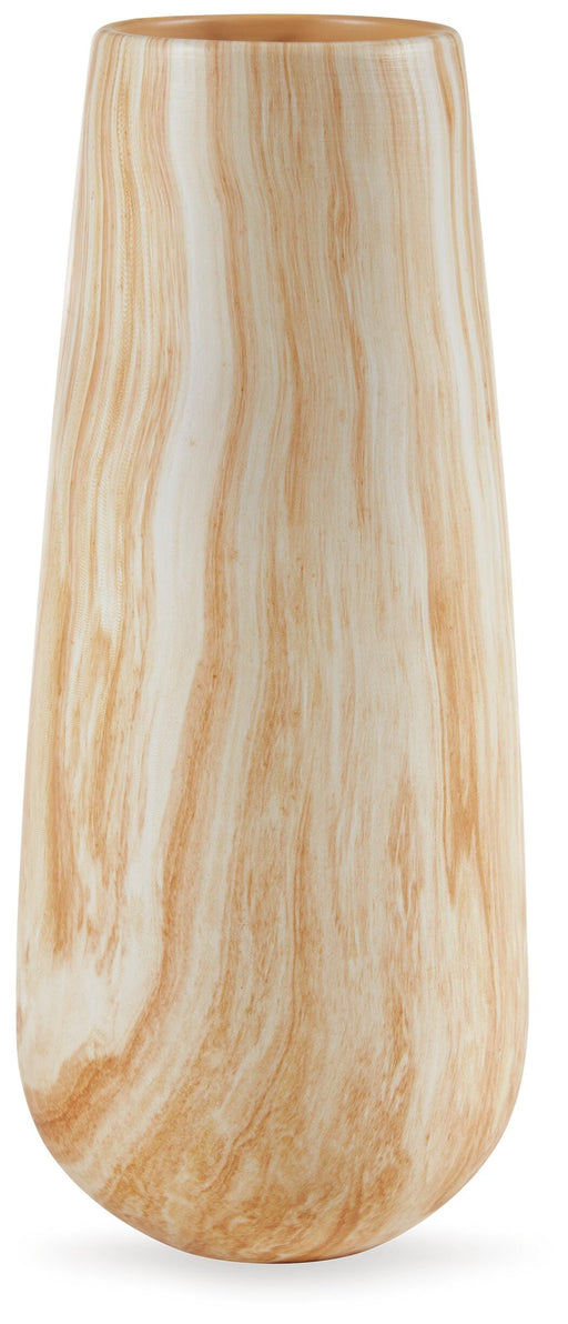 Signature Design Tan/White Vase