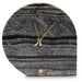 Signature Design Black Table Clock (2/CS)
