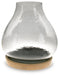 Signature Design Clear/Brown Candle Holder