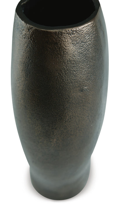 Signature Design Antique Bronze Finish Vase