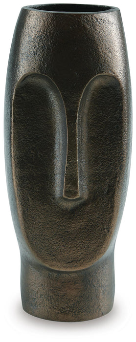 Signature Design Antique Bronze Finish Vase