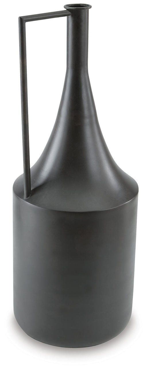 Signature Design Distressed Brown Vase