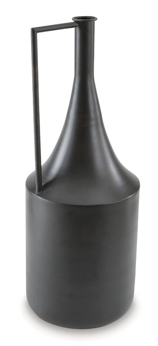 Signature Design Distressed Brown Vase