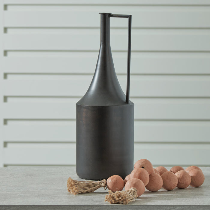 Signature Design Distressed Brown Vase