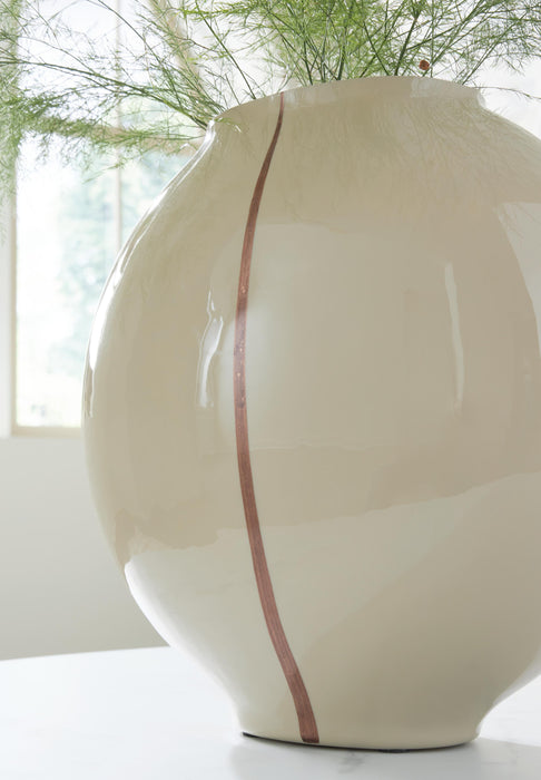 Signature Design Cream Vase