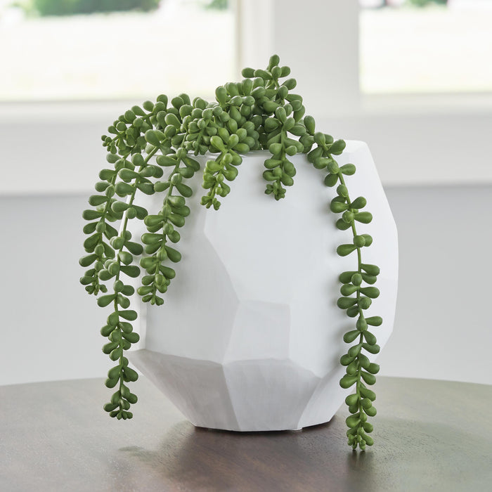 Signature Design White Vase