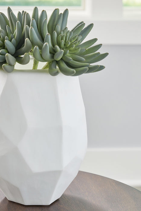 Signature Design White Vase