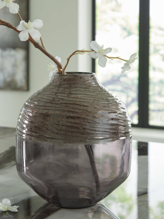 Signature Design Iridescent Gray Vase