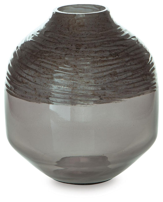 Signature Design Iridescent Gray Vase