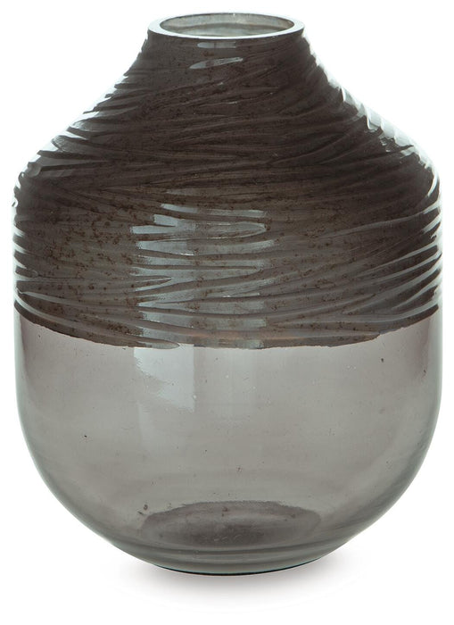 Signature Design Iridescent Gray Vase