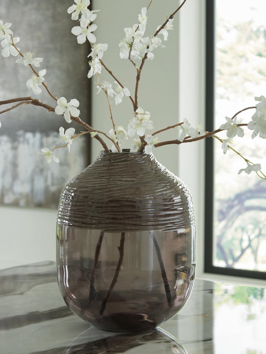 Signature Design Iridescent Gray Vase
