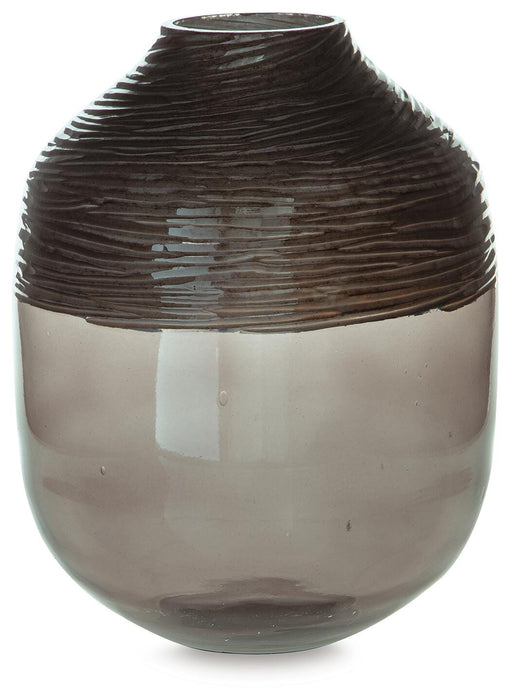 Signature Design Iridescent Gray Vase