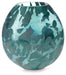 Signature Design Iridescent Teal Vase