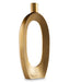 Signature Design Antique Gold Finish Vase