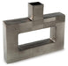 Signature Design Antique Nickel Finish Vase