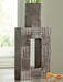 Signature Design Antique Nickel Finish Vase