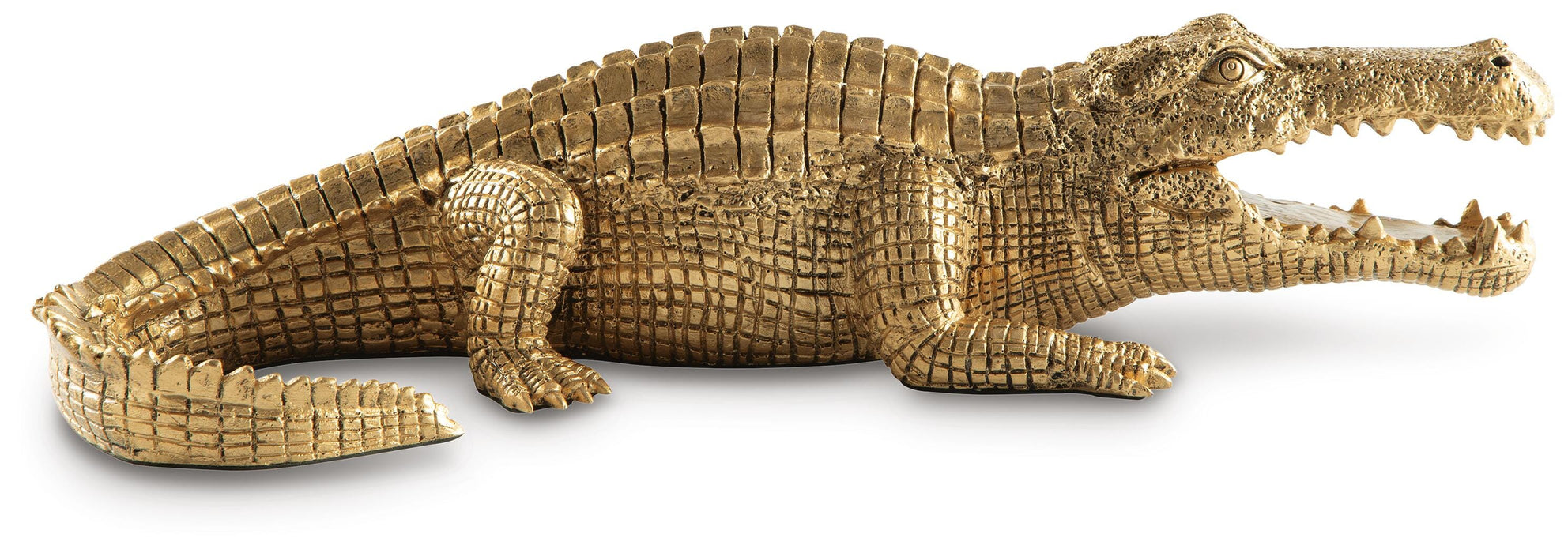 Signature Design Antique Gold Finish Sculpture