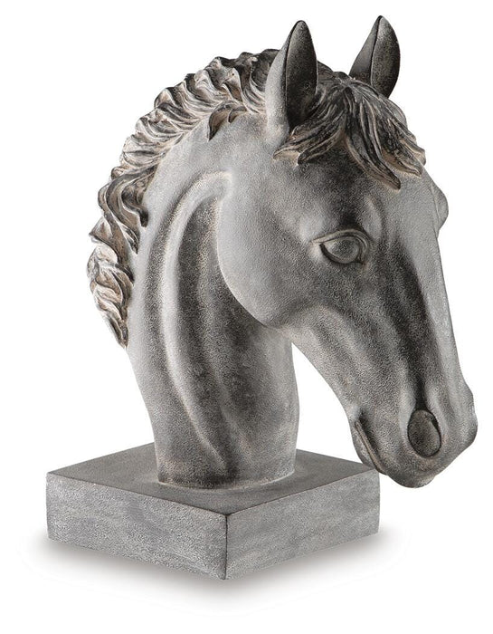 Signature Design Antique Black Sculpture