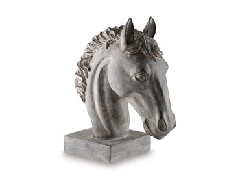 Signature Design Antique Black Sculpture