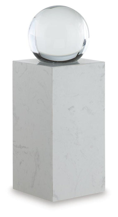 Signature Design Clear/White Sculpture